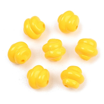 Opaque Acrylic Beads OACR-H034-39B-1