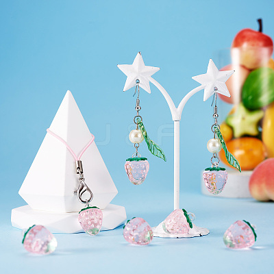 Transparent Acrylic Pendants OACR-FS0001-33B-1
