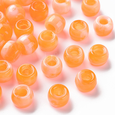 Acrylic European Beads MACR-S375-002A-06-1