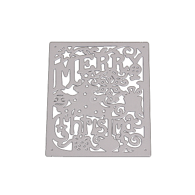 Frame Carbon Steel Cutting Dies Stencils X-DIY-F036-05-1
