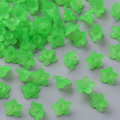 Transparent Acrylic Beads X-PL554-13-1