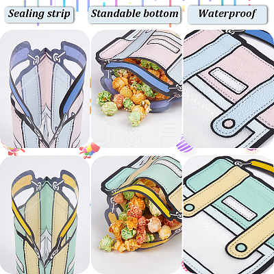 Cartoon Style Plastic Resealable Bags ABAG-SP0001-02E-1