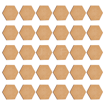 30Pcs Medium Density Fiberboard (MDF) Sheet WOOD-FG0001-27-1