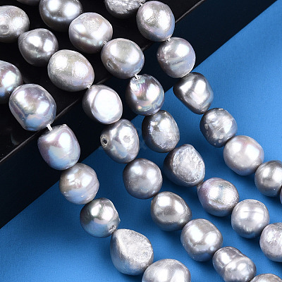 Natural Cultured Freshwater Pearl Beads Strands PEAR-N014-10B-1