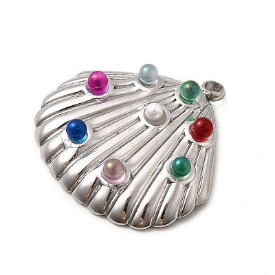 304 Stainless Steel Pendants STAS-Z149-09P-1