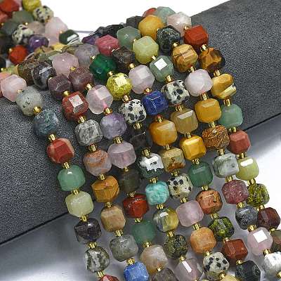 Natural Mixed Stone Beads Strands G-K389-A40-01-1