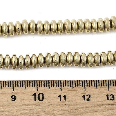 Electroplated Synthetic Non-magnetic Hematite Beads Strands G-H327-G01-02C-1