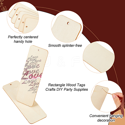 DIY Wood Bookmarks Making Kits WOOD-SP0001-21D-1