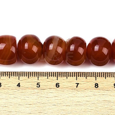 Dyed Natural Agate Beads Strands G-U030-A01-02-1