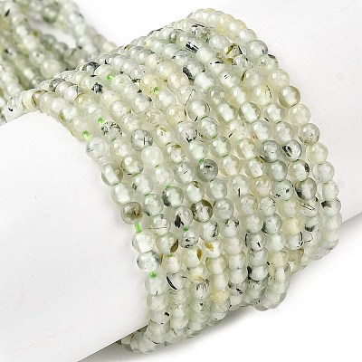 Natural Prehnite Beads Strands G-RM250104-A9-1