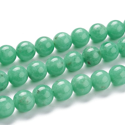 Natural Glass Beads Strands G-F688-01-8mm-1