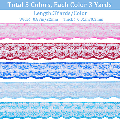 5 styles Lace Trim OCOR-GF0002-69-1