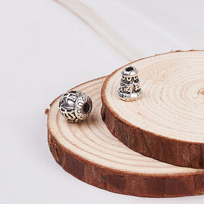 Tibetan Style Alloy Guru Bead Sets PALLOY-TAC0009-14AS-1