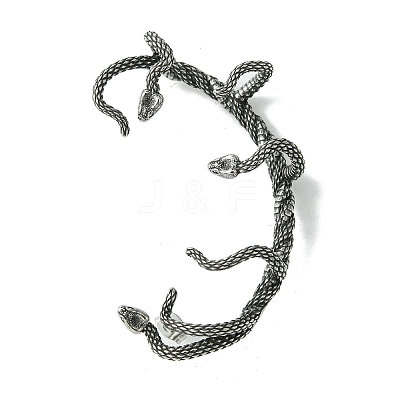316 Surgical Stainless Steel Cuff Earrings EJEW-E300-16AS-03-1