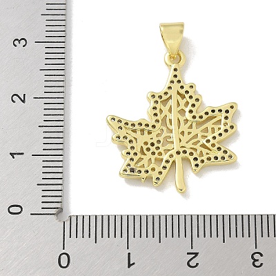 Brass Micro Pave Cubic Zirconia Pendants KK-M300-27G-03-1