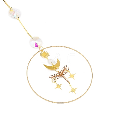 Brass Big Pendant Decorations LS-HJEW-M005-03G-03-1