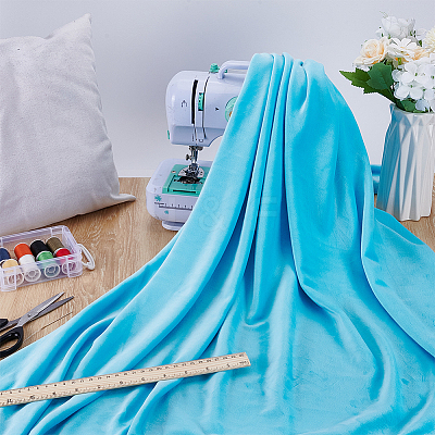 Polyester Plush Fabric DIY-WH0504-296A-1