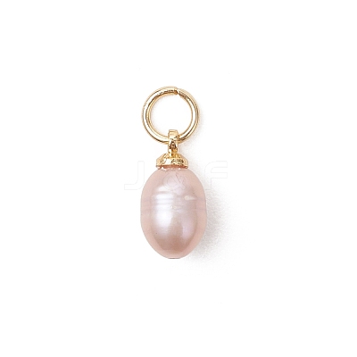 Natural Cultured Freshwater Pearl Pendants PALLOY-JF05172-01-1