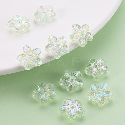 Transparent Acrylic Beads TACR-S154-45C-327-1