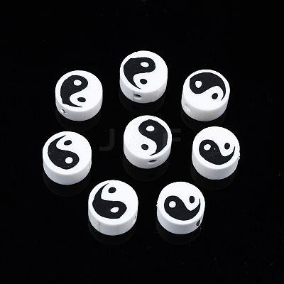 Handmade Polymer Clay Beads CLAY-T016-65K-1