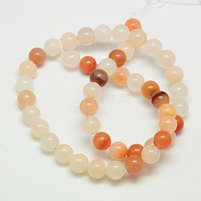 Natural Pink Aventurine Beads Strands G-G509-4mm-01-1