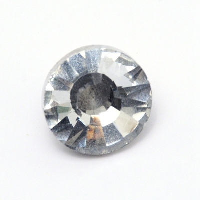Glass Rhinestone Button BUTT-WH0015-21B-01-1