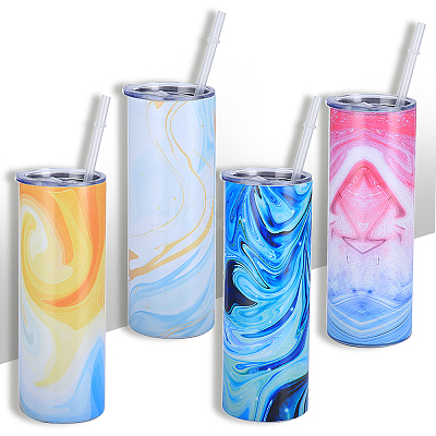 2Pcs 2 Style Silicone Cup Sleeve AJEW-GF0005-23B-1