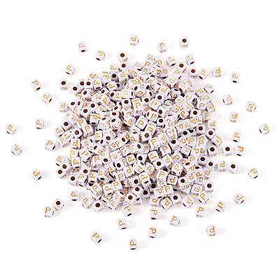 Opaque Acrylic Beads MACR-TAG0001-07P-1