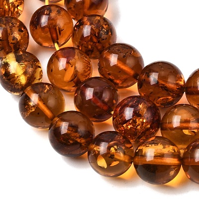 Natural Amber Beads Strands G-K376-H02-03-1