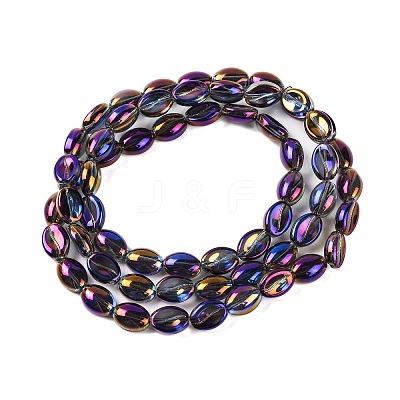 Electroplate Glass Beads Strands EGLA-B005-01A-FR03-1
