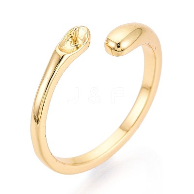 Brass Cup Peg Ring Settings LS-KK-N274-29G-1
