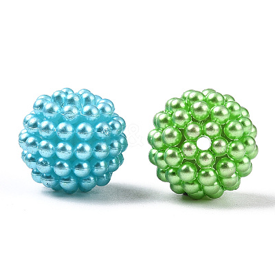 ABS Plastic Beads KY-T041-02-14MM-B-1