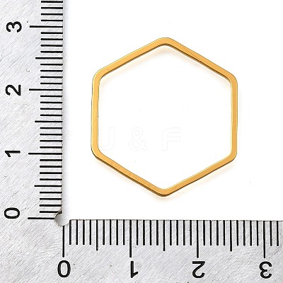 Brass Linking Rings KK-Z126-02G-1