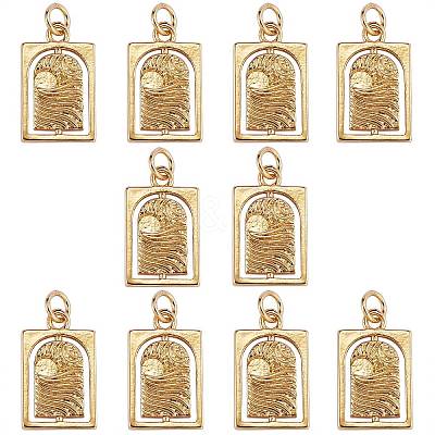 10Pcs Brass Pendants KK-SZ0004-52-1