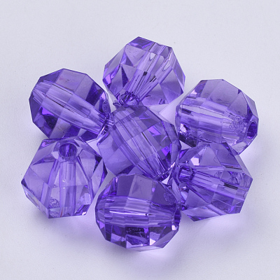 Transparent Acrylic Beads TACR-Q256-8mm-V50-1