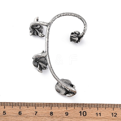 316 Surgical Stainless Steel Cuff Earrings EJEW-E300-25AS-01-1