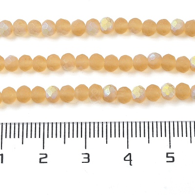 Transparent Glass Beads Strands X1-EGLA-A034-T4mm-MB23-1