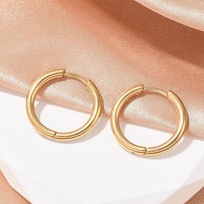202 Stainless Steel Huggie Hoop Earrings EJEW-F111A-20mm-G01-1