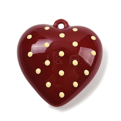 Opaque Acrylic Enamel Pendants OACR-B036-12A-1