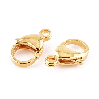 304 Stainless Steel Lobster Claw Clasps STAS-AB16-G-1