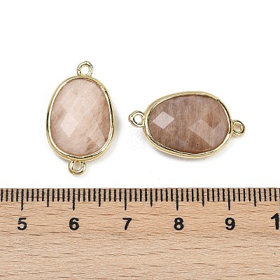 Natural & Synthetic Mixed Gemstone Faceted Connector Charms G-K347-11G-1