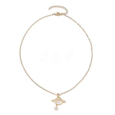 Brass Pendants Necklaces X1-NJEW-TA00163-1