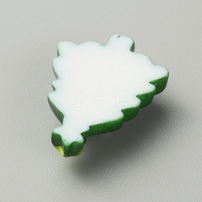 Christmas Theme Opaque Resin Cabochons LS-RESI-WH0029-34C-1