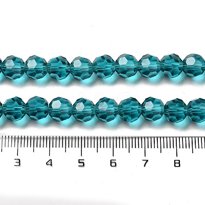 Transparent Glass Beads EGLA-A035-T8mm-D12-1