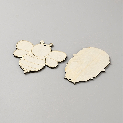 DIY Wood Hanging Pendant Decorations Kit DIY-WH20007-18A-1