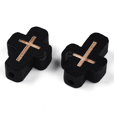 80Pcs Natural Wood Beads WOOD-SC0002-16B-1