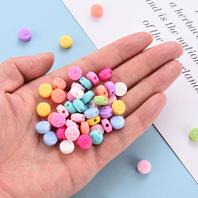 Opaque Acrylic Beads MACR-S373-28A-1