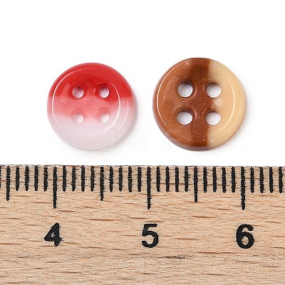 4-Hole Glass Buttons PORC-R010-01A-1