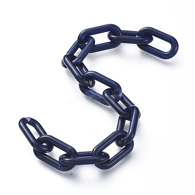 Handmade Acrylic Cable Chains AJEW-JB00554-1