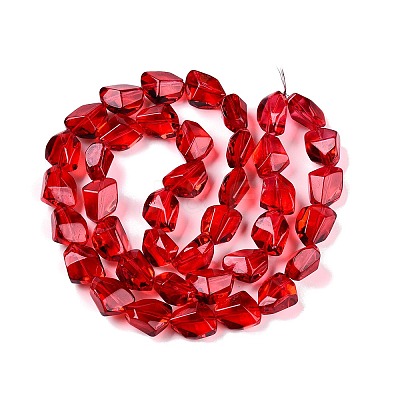 Electroplate Glass Beads Strands X-EGLA-N012-05A-1